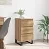 vidaXL Sideboard mit Schubladen Artisan-Eiche Holzwerkstoff