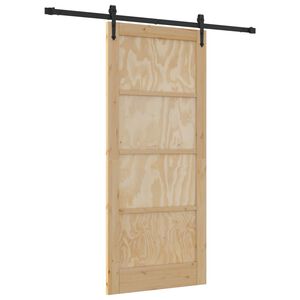 vidaXL Schiebet&uuml;r ORKDAL 86 x 198,5 cm Massives Kiefernholz