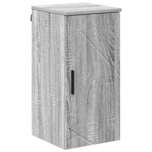 vidaXL Badezimmerschrank Wandmontiert Graues Sonoma 30 x 31,5 x 61 cm