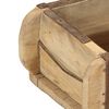 vidaXL Tablett 4 pcs Braun 57 x 15 x 9 cm Massives upgecyceltes Holz