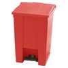 Rubbermaid Step-on Classic Mülleimer 45,4 L Rot