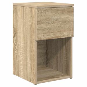 vidaXL Bettschrank Sonoma-Eiche 29 x 31,5 x 49 cm Holzwerkstoff