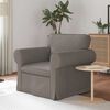 vidaXL Sofa Taupe Gesamtabmessungen: 95 x 82 x 80 cm (B x T x H) Samt