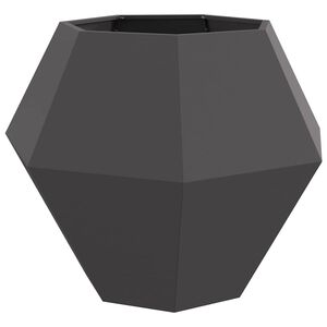 vidaXL Pflanzk&uuml;bel Schwarz 100 x 100 x 80 cm Stahl