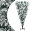 vidaXL K&uuml;nstlicher Weihnachtsbaum, verkehrt herum 120 cm PVC und Stahl