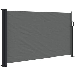 vidaXL Ausziehbare Seitenmarkise Anthrazit 117x300 cm