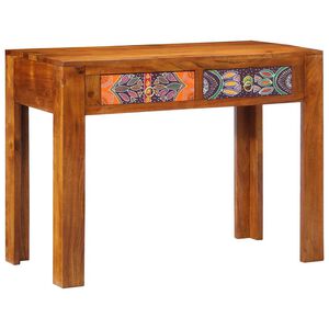 vidaXL Schreibtisch mit Schubladen mit Speicher Braun 100 x 50 x 75 cm