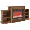 vidaXL Elektrokamin Altholz 140 x 30 x 67 cm Holzwerkstoff