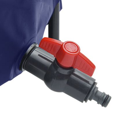 vidaXL Wassertank mit Wasserhahn Faltbar 1350 L PVC