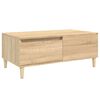 vidaXL Couchtisch Sonoma-Eiche 90x50x36,5 cm Holzwerkstoff