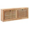 vidaXL Schuhbank 94 x 20 x 38 cm Walnussholz Massiv