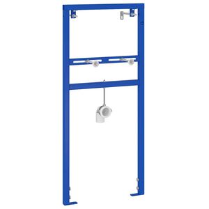 vidaXL Badezimmer Wandst&uuml;tze Blau 50 x 3 x 112 cm