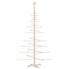 vidaXL Weihnachtsbaum Holz zum Schm&uuml;cken 180 cm Massivholz Kiefer