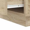 vidaXL Nachttisch Sonoma-Eiche 39 x 34,5 x 50 cm Holzwerkstoff