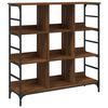 vidaXL Sideboard Braun Eichen-Optik 102x32x103,5 cm Holzwerkstoff