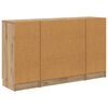 vidaXL Sideboard mit Schubladen 3 pcs Artisan-Eiche Holzwerkstoff