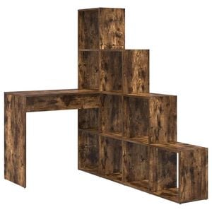 vidaXL Eck-Schreibtisch R&auml;uchereiche 101,5 x 149,5 x 149,5 cm