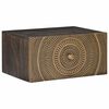 vidaXL Handgefertigter Nachttisch Kaffeebraun 40 x 30 x 20 cm