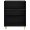 vidaXL Sideboard Schwarz 69,5x32,5x90 cm Holzwerkstoff