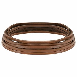 vidaXL Lederriemen 1 Braun 500 x 0,3 cm Leder