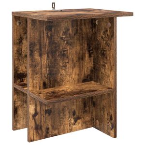 vidaXL Couchtisch Ger&auml;ucherte Eiche 40 x 30 x 49 cm Holzwerkstoff