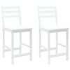 vidaXL Esszimmerst&uuml;hle 2 pcs Wei&szlig; 40 x 47,5 x 99,5 cm