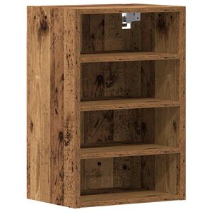 vidaXL H&auml;ngeschrank Riga Altholz-Optik 40x29,5x60 cm Holzwerkstoff