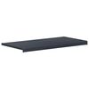 vidaXL Fensterbank Anthrazit mit Holzmaserung 60 x 45 x 4,5 cm PVC