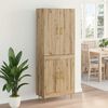 vidaXL Highboard Artisan-Eiche 69,5 x 34 x 180 cm Holzwerkstoff