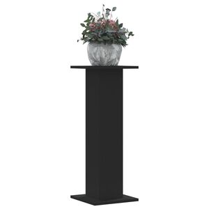 vidaXL Pflanzenst&auml;nder 2 Stk. Schwarz 30x30x80 cm Holzwerkstoff