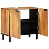 vidaXL Waschbeckenschrank Braun 62 x 33 x 58 cm Massivholz Mango