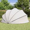 vidaXL Pool-Dome Grau und Orange 500 x 500 x 236 cm
