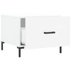 vidaXL Couchtische 2 Stk. Weiß 50x50x40 cm Holzwerkstoff