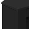 vidaXL EckTVSchrank Schwarz 102 x 40,5 x 45 cm Holzwerkstoff