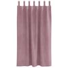 vidaXL Verdunkelungsvorh&auml;nge 2 pcs Dunkelrosa 140 x 175 cm Samt