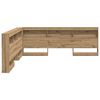 vidaXL Aufbewahrungskopfteil Artisan-Eiche 180 cm Holzwerkstoff