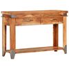 vidaXL Konsolentisch 110x34x74 cm Massivholz Akazie