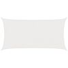 vidaXL Sonnensegel Wei&szlig; 2 x 6 m HDPE