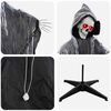 vidaXL Halloween Grim Reaper Schwarz 60 x 60 x 155 cm Polyester
