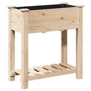 vidaXL Garten-Pflanzgef&auml;&szlig; Beige 71 x 37 x 76,5 cm