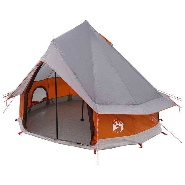 campfeuer zelte test Zelt XtraL für 6 Personen | 5000 mm Wassersäule | Dunkelblau/Grau | XXL Tunnelzelt mit Vorraum, Fest vernähter Boden Summit | Professioneller MTB ITAR Speed(RPM):12v 22rpm 65kgf.cm