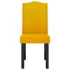 vidaXL Esszimmerst&uuml;hle 4 Stk. Gelb Samt