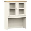 vidaXL Sideboard-Aufsatz VIGO Wei&szlig; 78x30x100 cm Massivholz Kiefer