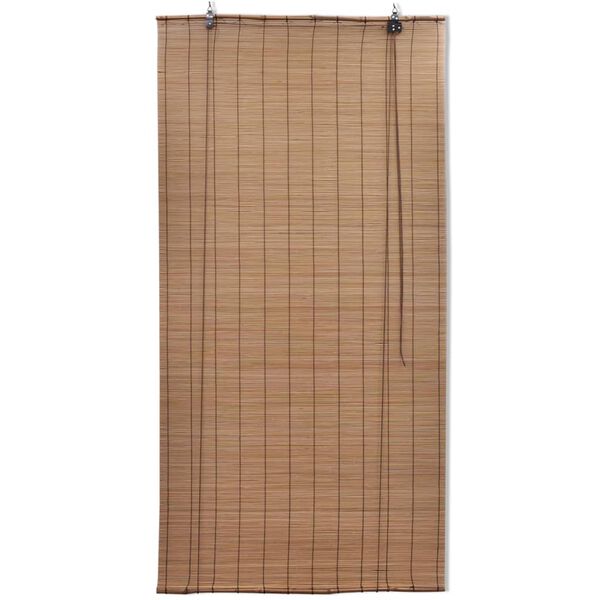 vidaXL Bambusrollo 80x220 cm Braun
