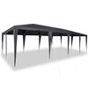 vidaXL Party-Zelt Anthrazit 800 x 400 x 266 cm Polyethylen und Stahl