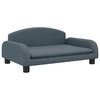 vidaXL Kindersofa Dunkelgrau 70x45x30 cm Stoff