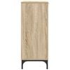 vidaXL Sideboard Sonoma-Eiche 89,5 x 33 x 82 cm Holzwerkstoff