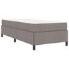vidaXL Boxspringbett Taupe 80 x 200 cm Stoff