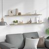 vidaXL Wandregale 2 Stk. Sonoma-Eiche 115x9x3 cm