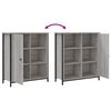 vidaXL Sideboard Grau Sonoma 70x30x80 cm Holzwerkstoff